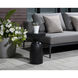 Goya 20 X 13.5 inch Black Outdoor End Table